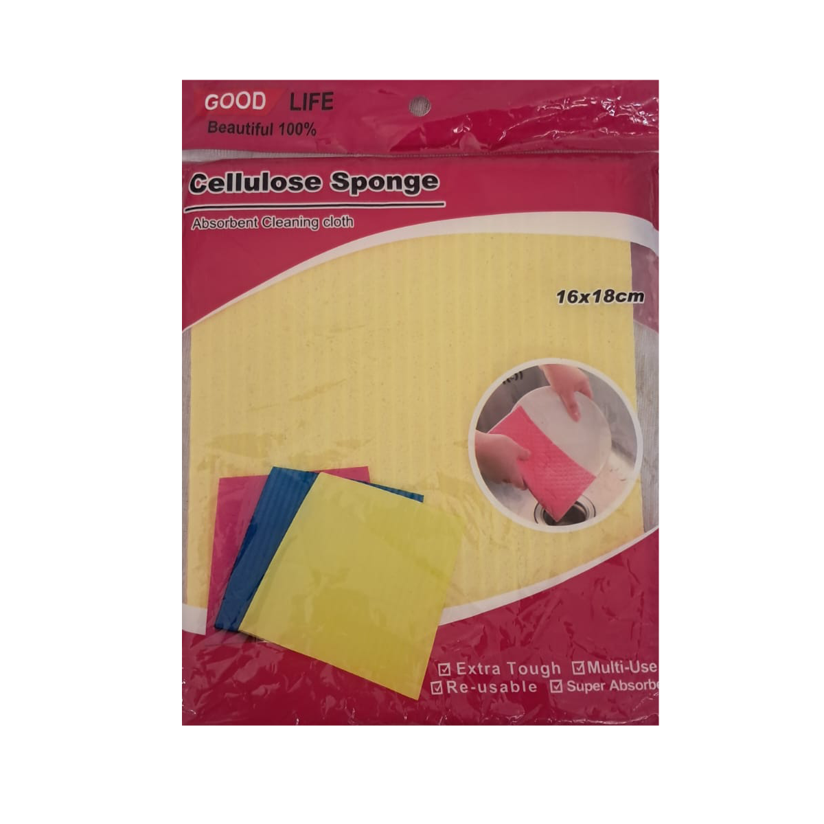 The Super Value Sponge Cloth x 3